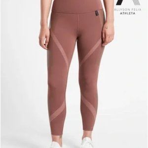 Athleta Legend 7/8 Tights XXS - VGUC - Hearth Rose/ Palermo Pink